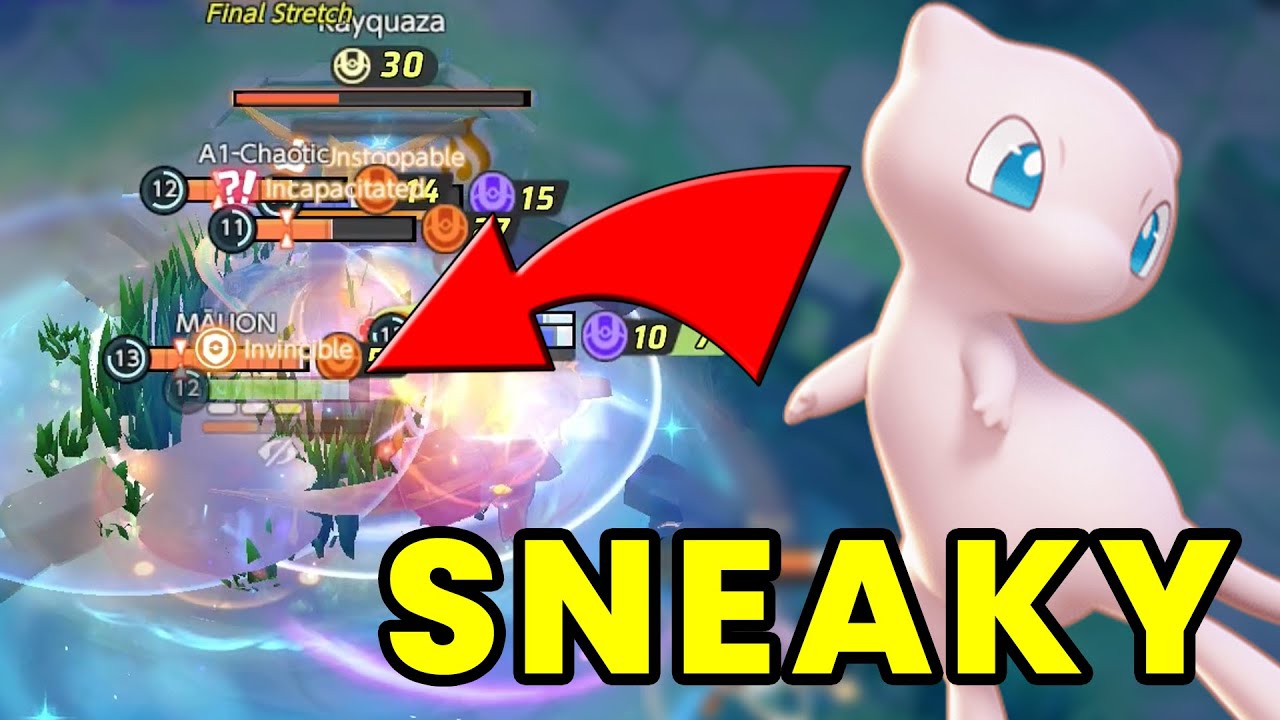 A Mew Video that Actually has Mew -  Pokémon Unite Mew Gameplay