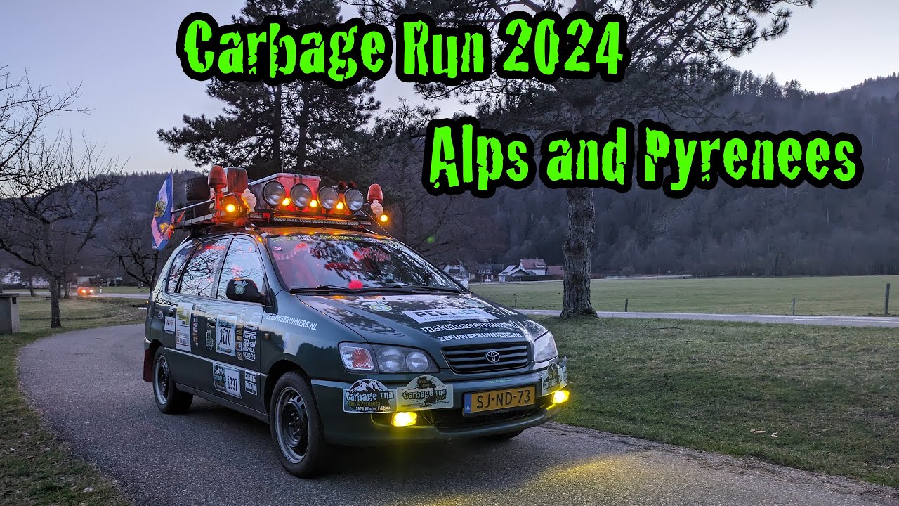 Carbage Run Winter 2024 - Alps and Pyrenees aftermovie