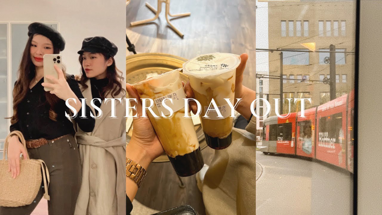 Sisters Day Out (Part 1/2) | Funny moments, boba date, hangout vlog | In Bahasa with Eng Sub