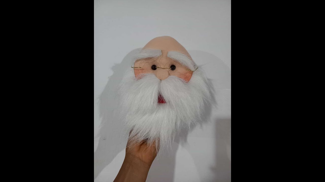 COMO FACCIONAR CARITA DE PAPA NOEL
