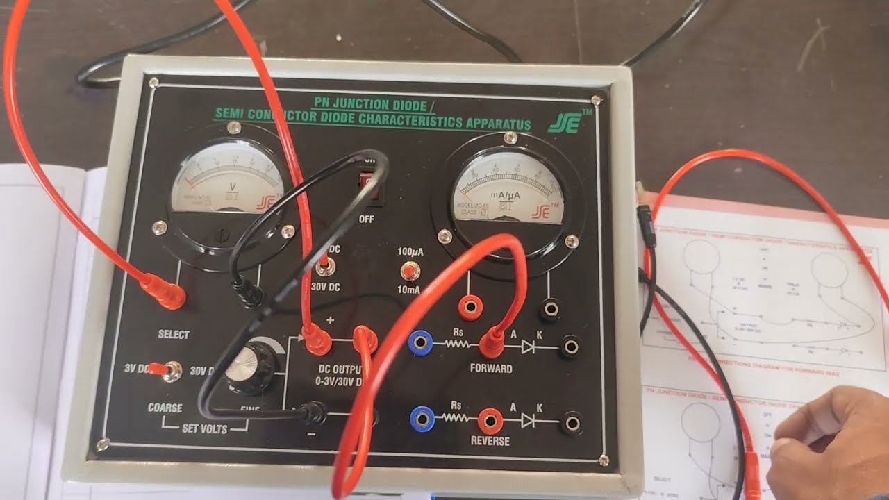 V–I Characteristics of PN Junction Diode in FB | Physics Practical Class 12 #physics