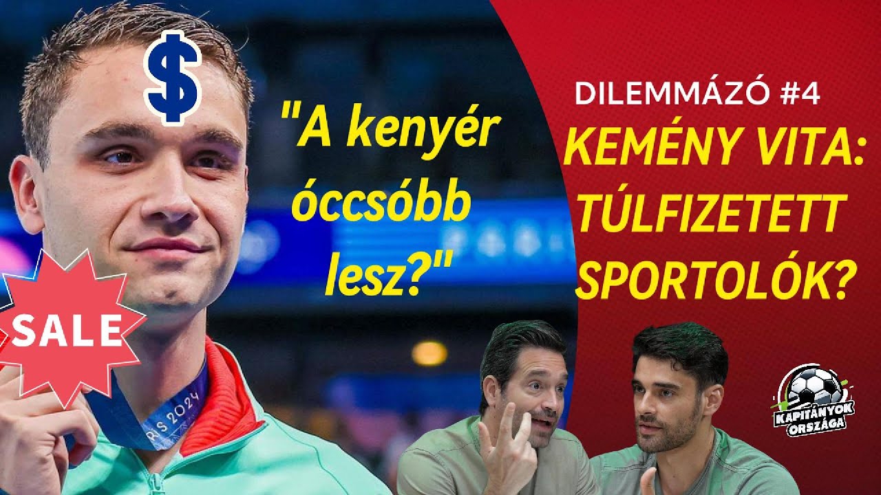 VITA: túlfizetett magyar olimpikonok! Ezért drága a kenyér? | Egri, Freddie, Boros | Dilemmázó#4