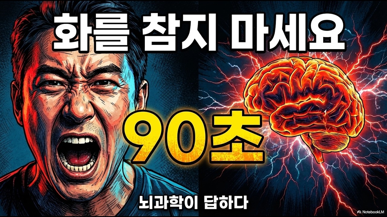 화를 참지 마세요: 뇌과학이 알려주는 '분노 폭발'을 90초 만에 잠재우는 법