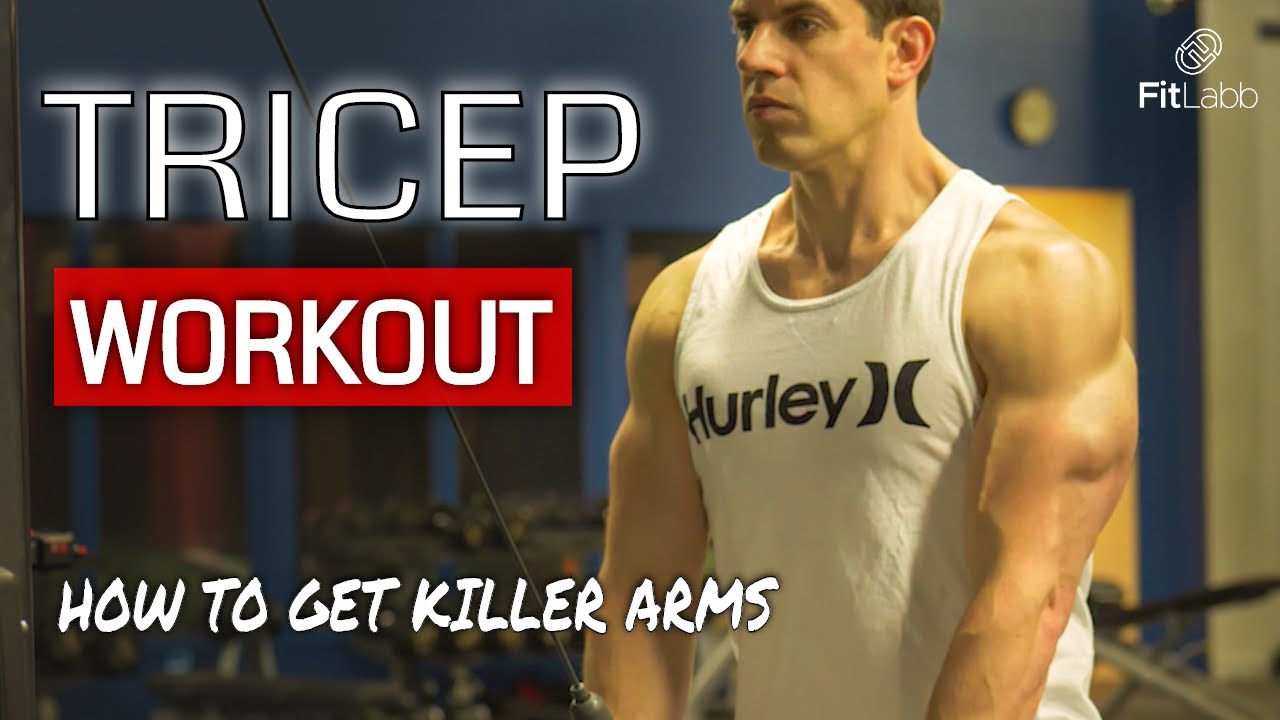 BEST SCIENCE BASED TRICEP WORKOUT | How to get KILLER ARMS