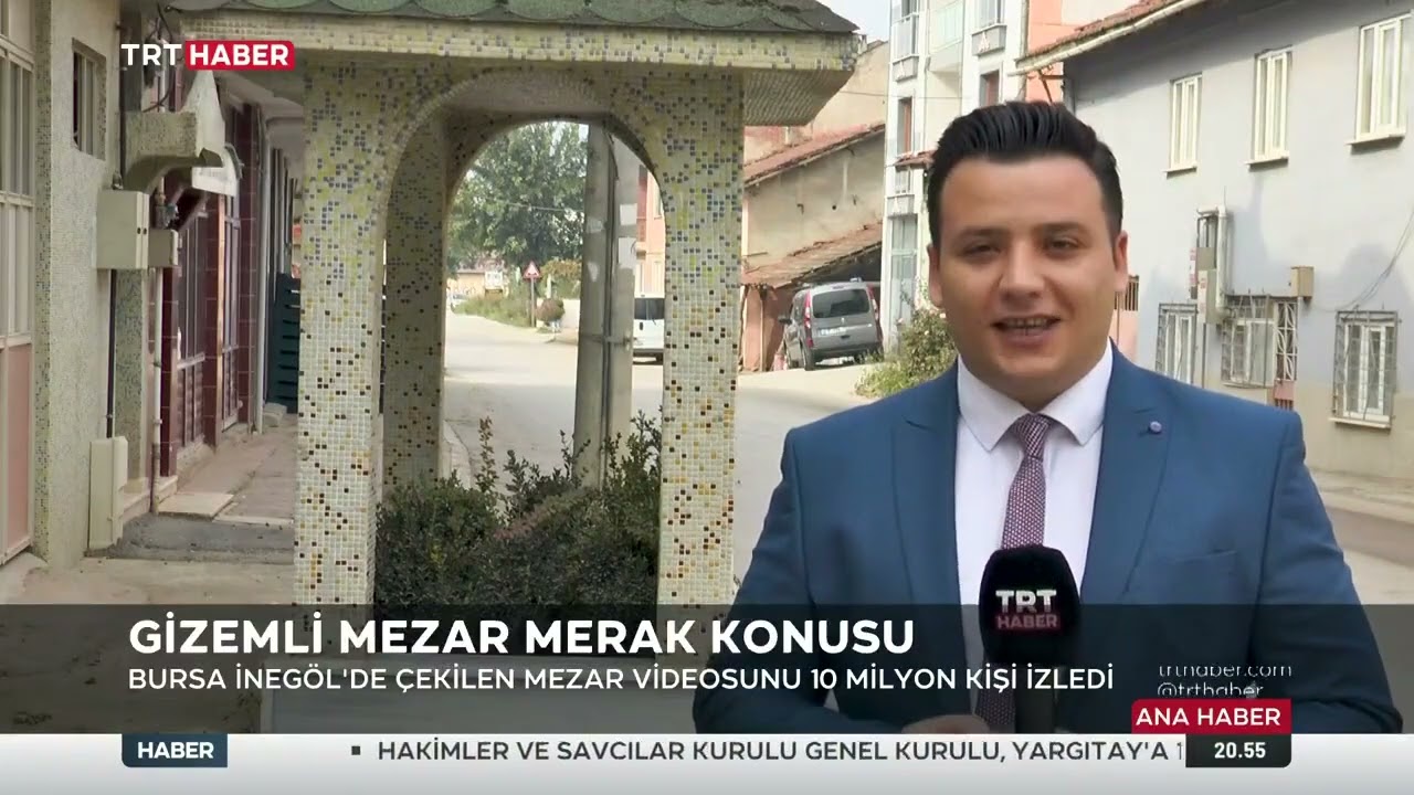 İNEGÖL ÇELTİKÇİ MAHALLESİNDE BULUNAN GİZEMLİ MEZARIN SIRRI TRT HABER'DE