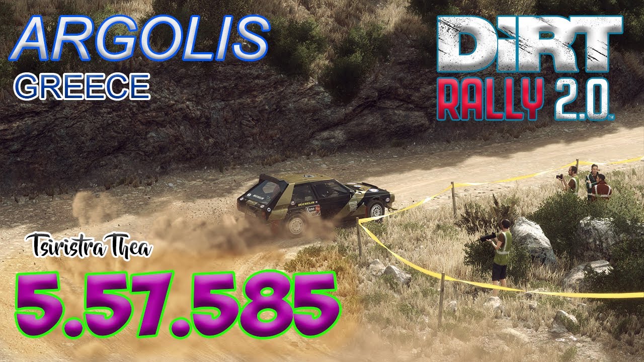 Dirt Rally 2 Group B 4WD All Greece Stages Top 100 - Tsiristra Thea 5.57.585
