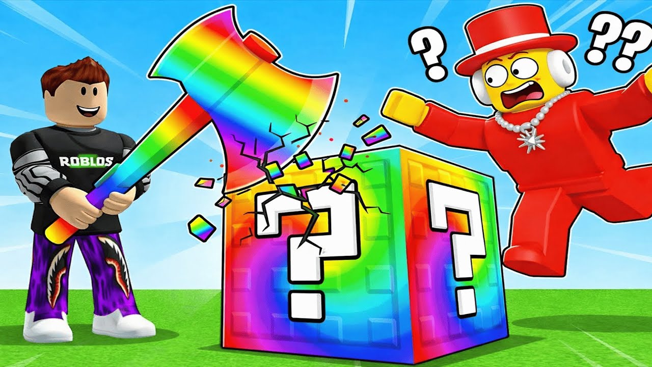 مستحيل اللي حصل! أقوى حظ في ماب Break a Lucky Block 💎🔥