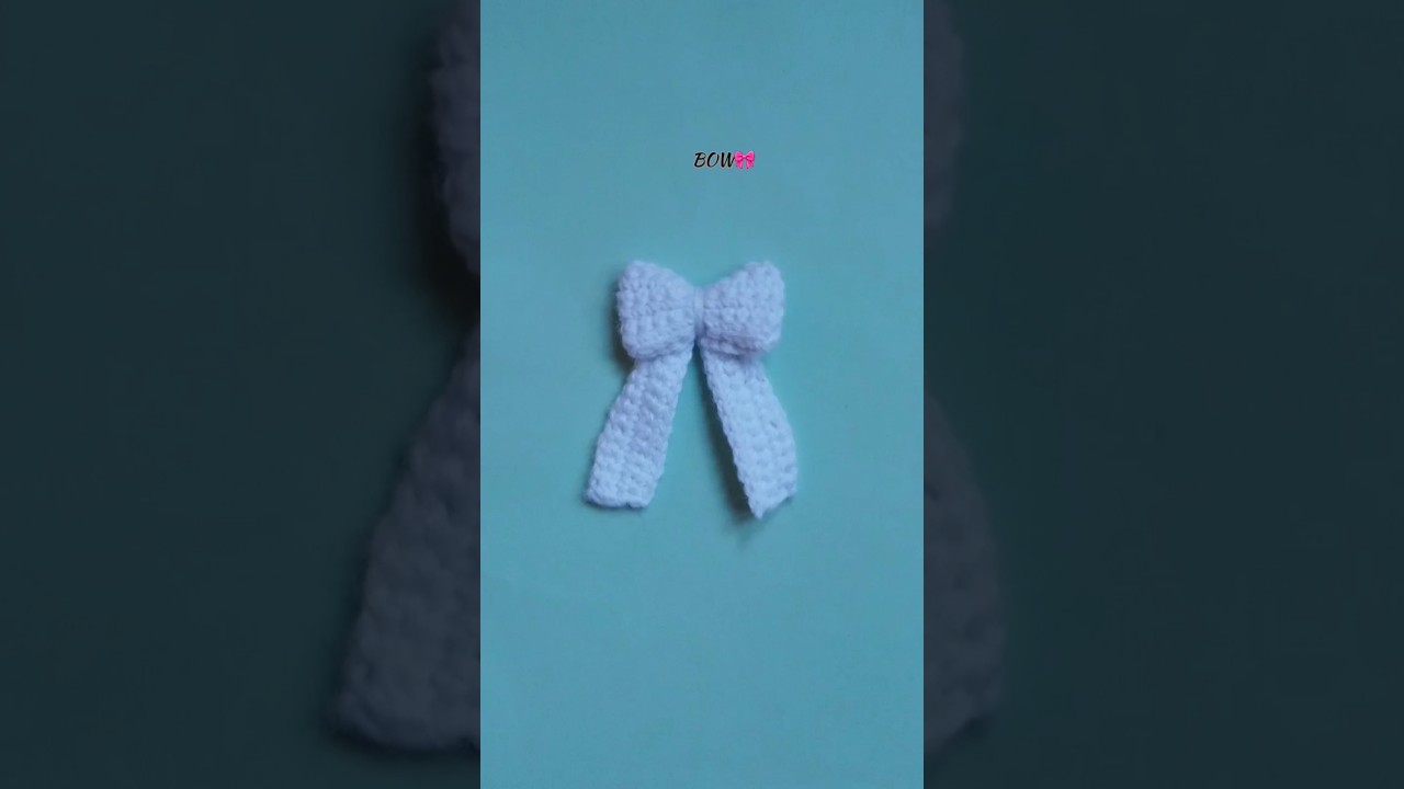 Crochet Bow 🎀 