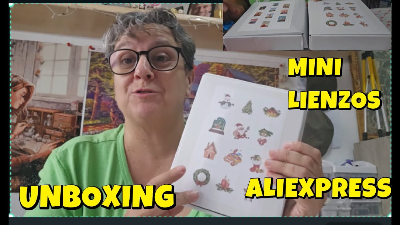 UNBOXING Mini lienzos de ALIEXPRESS