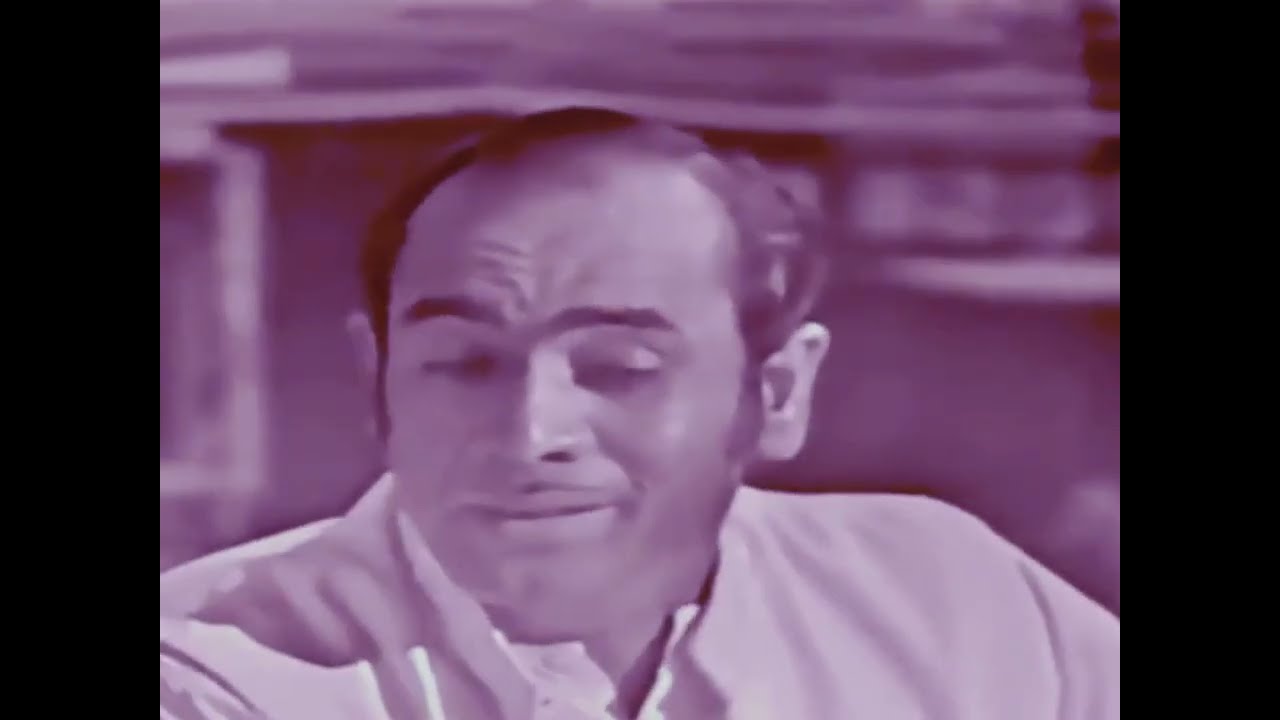 ranjish hi sahi | mehdi hassan | live recap | 'mohabbat' : : Stock video from private collection