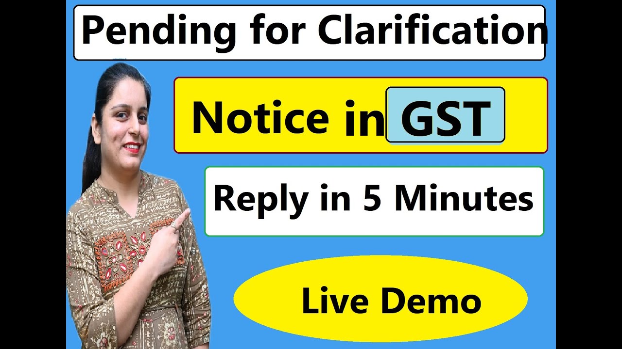 Submit reply of Pending for Clarification in GST Registration Process. Live Process By CA KAVITA