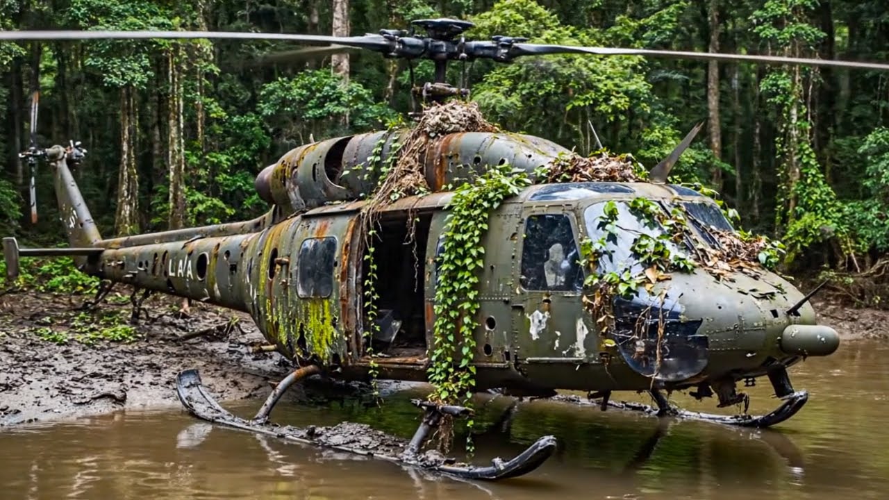 Lost 40 Years in the Jungle &mdash; Abandoned UH-72A Lakota Reborn in the Hangar