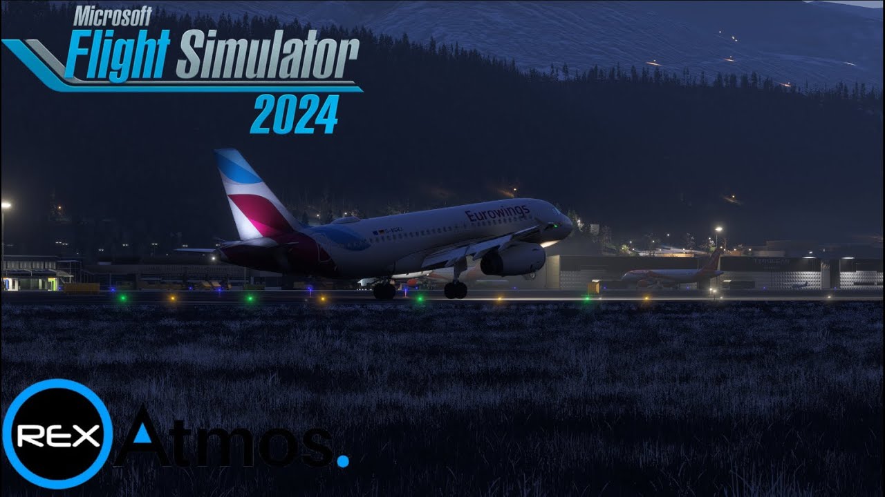 Challenging Snowy Approach into Innsbruck | Eurowings A319 | Hamburg to Innsbruck | MSFS 2024