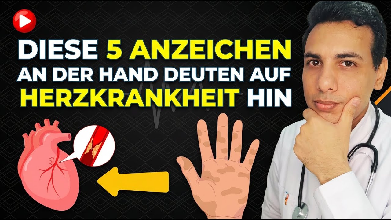 Herzkrankheiten anhand von Symptomen an der Hand erkennen