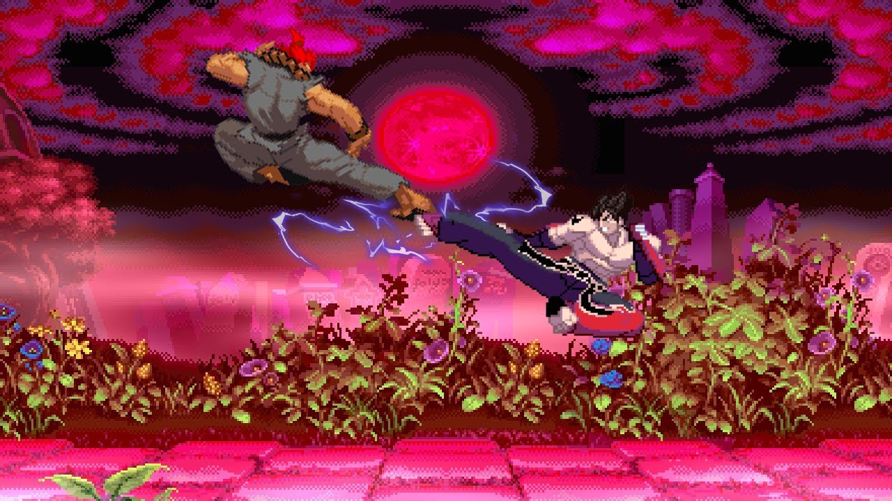 Akuma Vs Jin Kazama - TEKKEN X Street Fighter X Anime MUGEN [Capcom Vs SNK 3][CVS/PotS/Infinite]