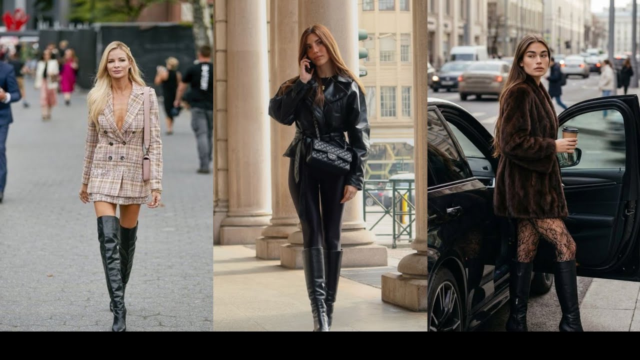 Fantastic and sophisticated collection of Leather Long High Heel Boots for women 