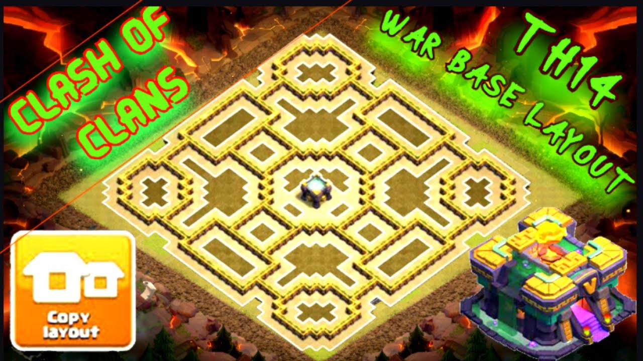 THE BEST TOWN HALL 14 (TH14) WAR BASE LAYOUT | COPY LINK | Clash of Clans | 2023