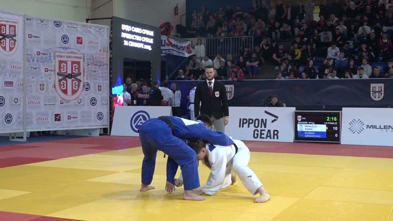 Mihajlo Simin NJK Dušan Grahovac NJK 1:0 -81kg #PrvenstvoSrbijeSeniori2025