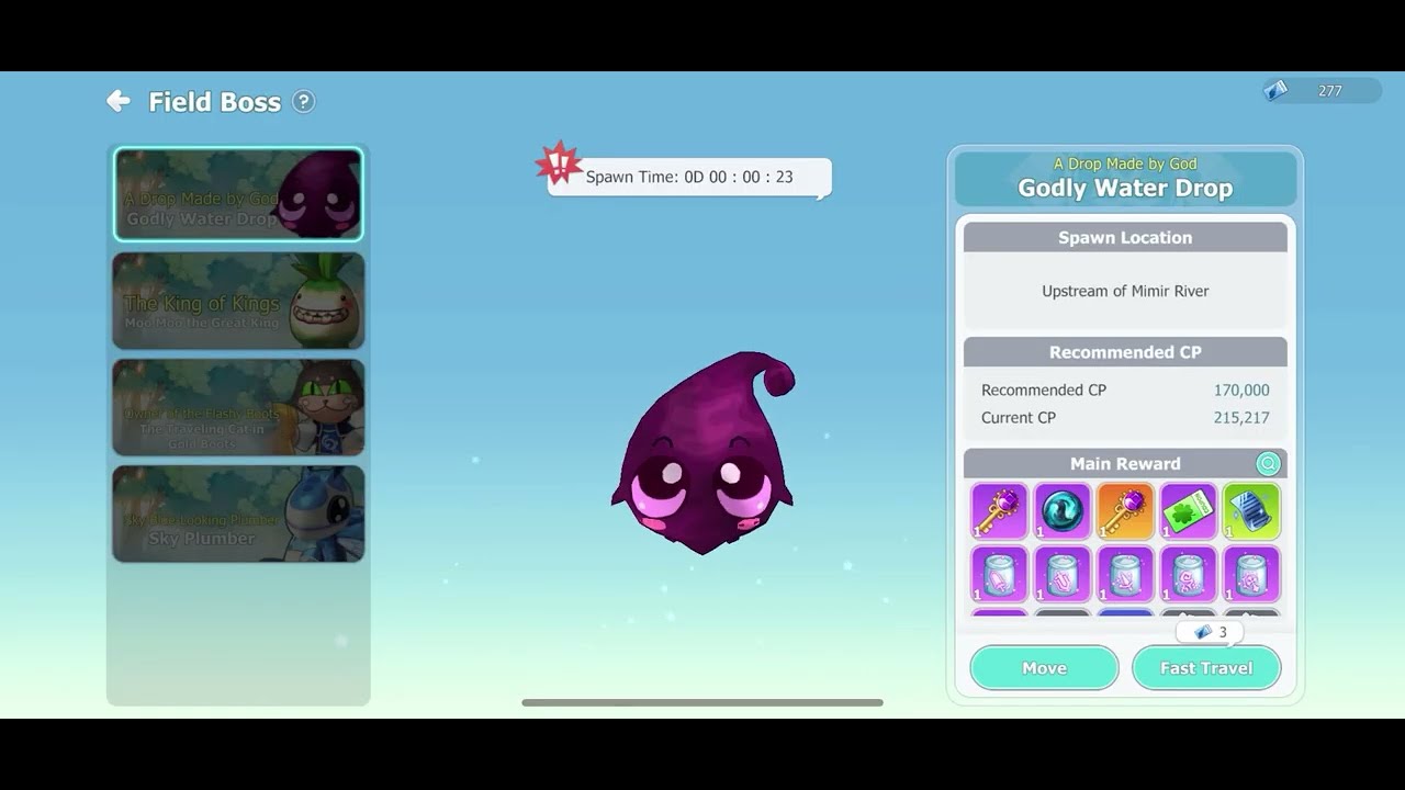 Seal M - Boss Hunt Godly Water Drop (Venljr - Warrior - Elim 7)