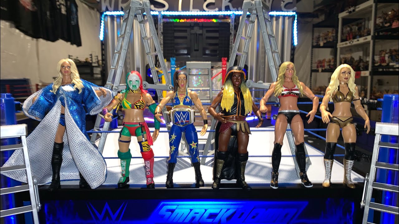 WWE Women’s Ladder Match - Smackdown - Bayley, Charlotte, Ember Moon, Asuka and more