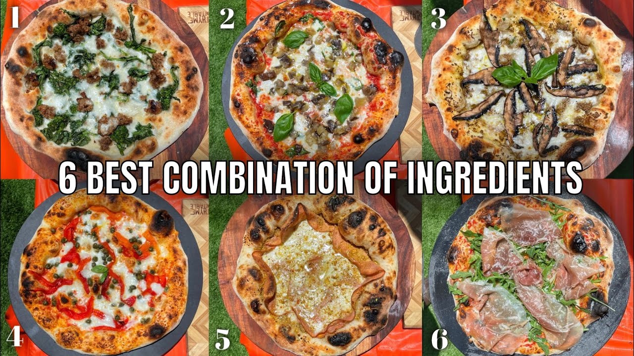 WIFE CHOOSE 6 PERFECT PIZZA COMBINATIONS OF INGREDIENTS
