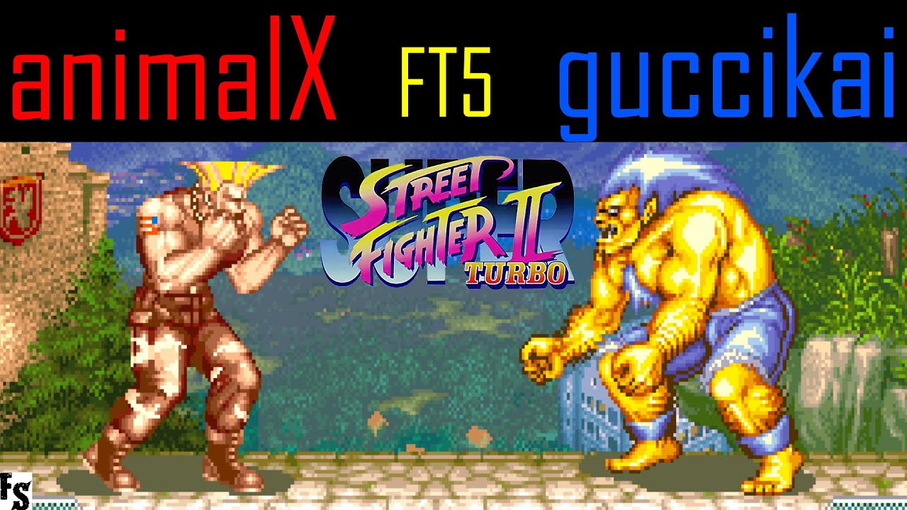 Super Street Fighter 2 Turbo - animalX [Guile] vs guccikai [Blanka] (Fightcade FT5)