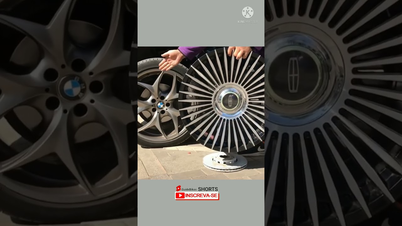 Roda de carro que gira parada! M&aacute;gica?🤔 #shorts