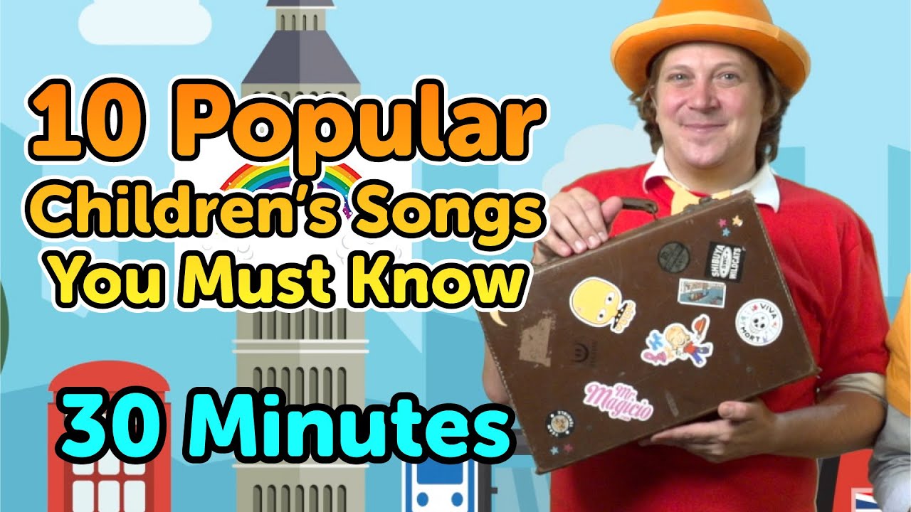 10 Kids Songs You Must Know | Fun Phonics | Magicio and Phonics | Made by Red Cat Reading