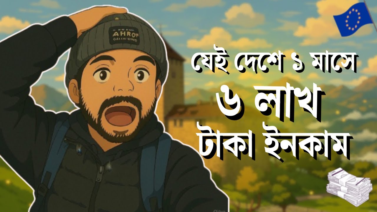 ইউরোপের ৪র্থ ক্ষুদ্র দেশে এক মাসে ৬ লাখ টাকা ইনকাম! | Earning and expenses | Ashraful's Vlog |