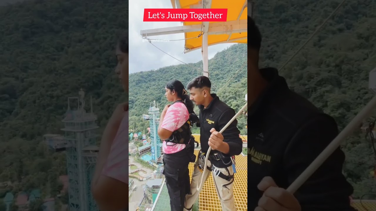 Neeche zameen thi… upar bharosa!" | Bungee jumping 