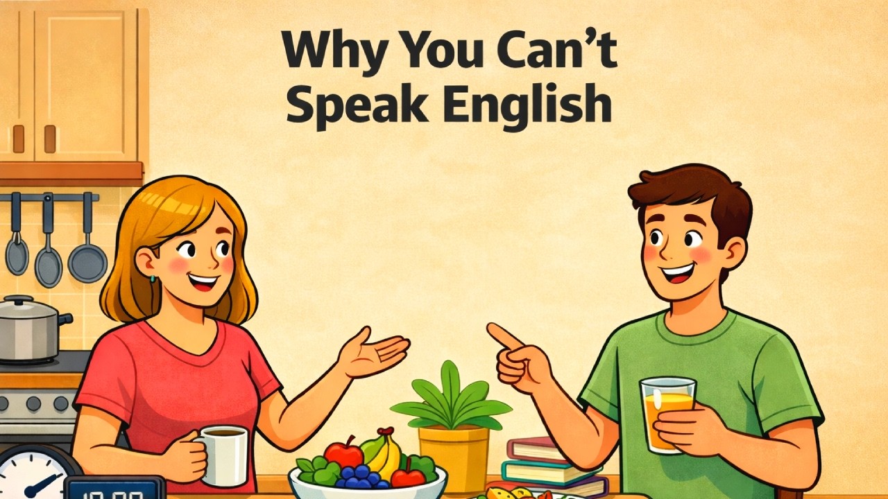 Why You Can't Speak English | Daily Practice | A1 Level English Practice