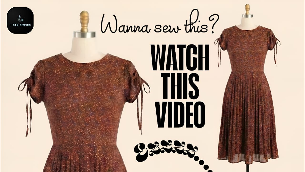 👗👗 New Frock Design 2026: 💖 How to Sew a Pleated Dress with Tie Sleeves (Step-by-Step) 💕