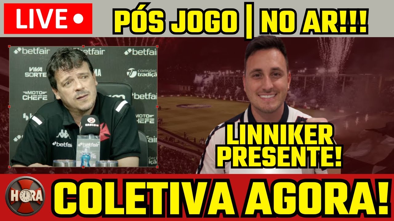 COLETIVA AGORA!!! DINIZ ABRE O JOGO NO VASCO