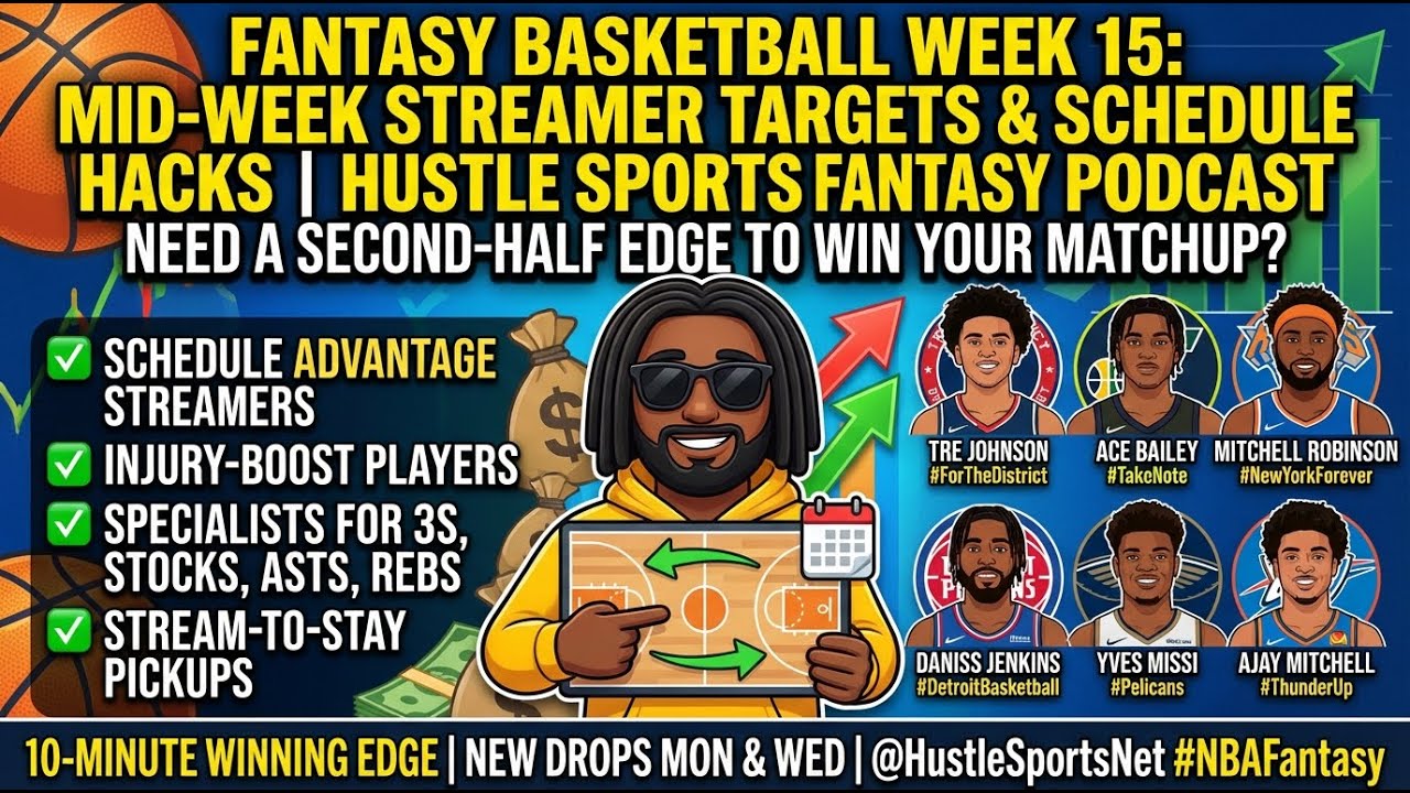 Fantasy Basketball Week 15 Streamers: Must-Add Players to Win Your Matchup