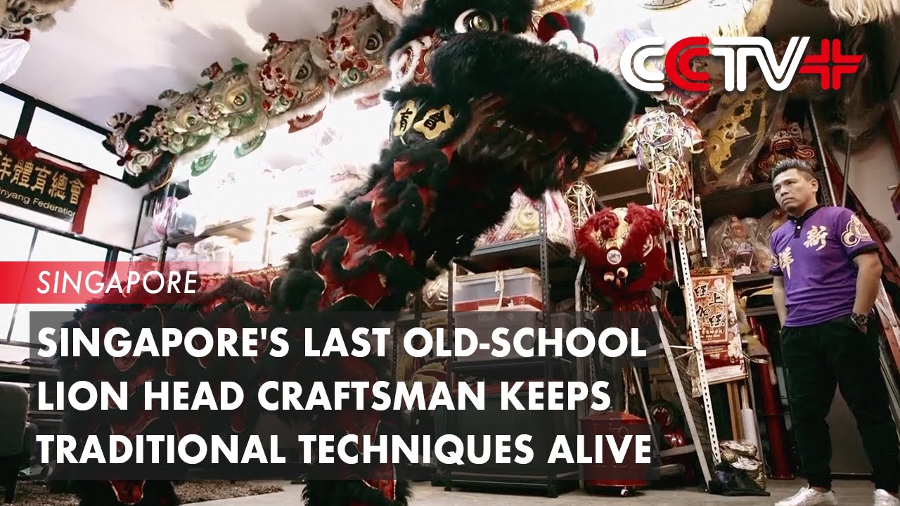 Singapore's Last Old-school Lion Head Craftsman Keeps Traditional Techniques Alive