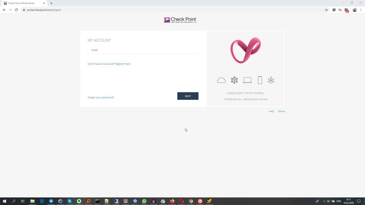 Облачный сервер управления на базе Check Point Infinity Portal