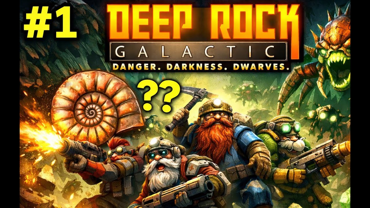 Deep Rock Galactic #1 – Caos Total na Primeira Missão