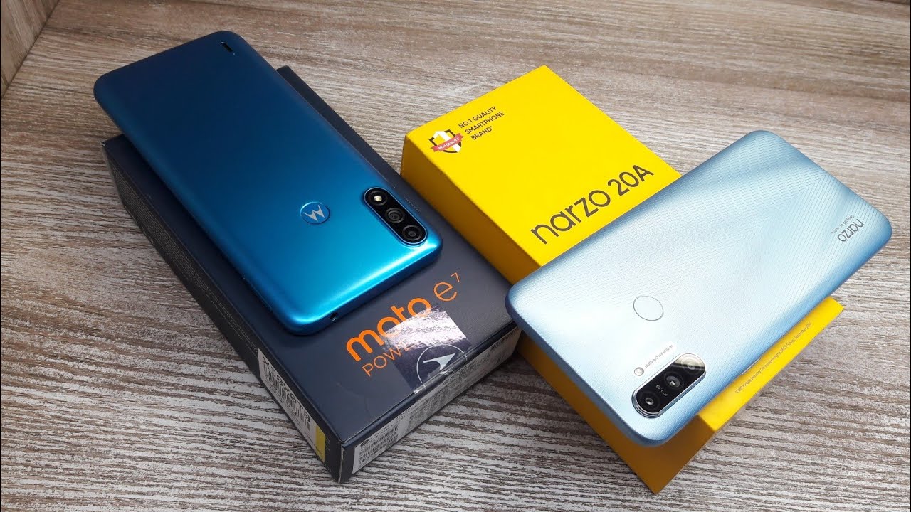 Moto E7 Power vs Realme Narzo 20A - Which Should You Buy ?