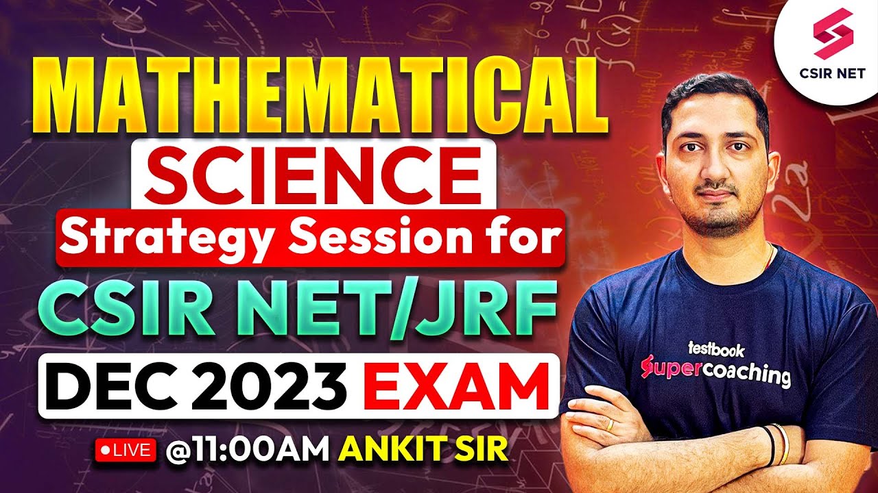 Last 10 Days Preparation Strategy for CSIR NET/JRF Dec 2023 | Watch now to Crack JRF | Ankit Sir