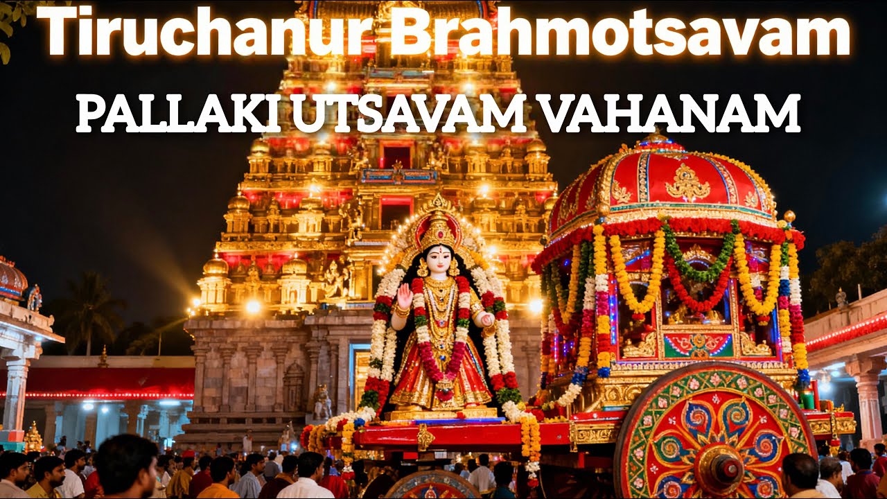 LIVE🔴: Tiruchanur Ammavari PALLAKI UTSAVAM VAHANAM Brahmotsavam 2025 #ttd #live #thayar #ammavaru