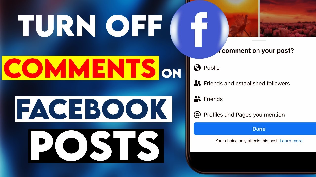 STOP Unwanted COMMENTS On Facebook Posts 2023? Disable Comments
