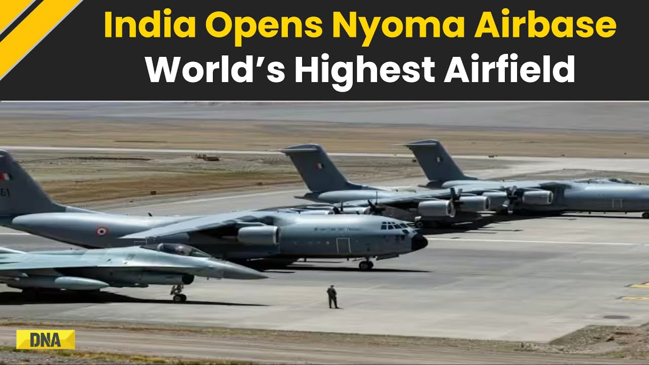 Nyoma Airbase: India Unveils World-Highest Airstrip At 13,700 Feet In Ladakh | Indian Air Force