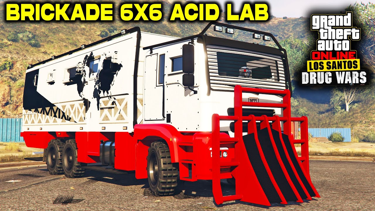 Brickade 6x6 Acid Lab Best Customization & Review | How to Get | GTA 5 Online | Business on Wheels