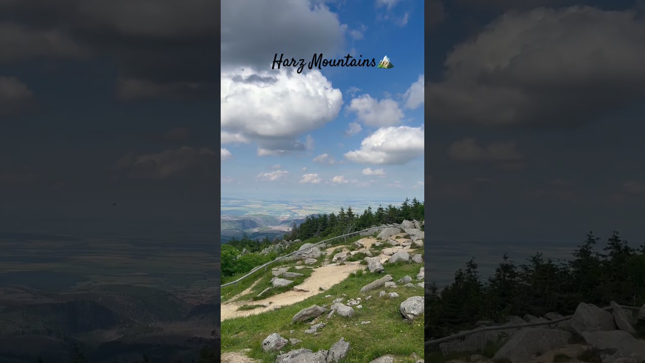 The beautiful view from Harz Mountains 🏔️