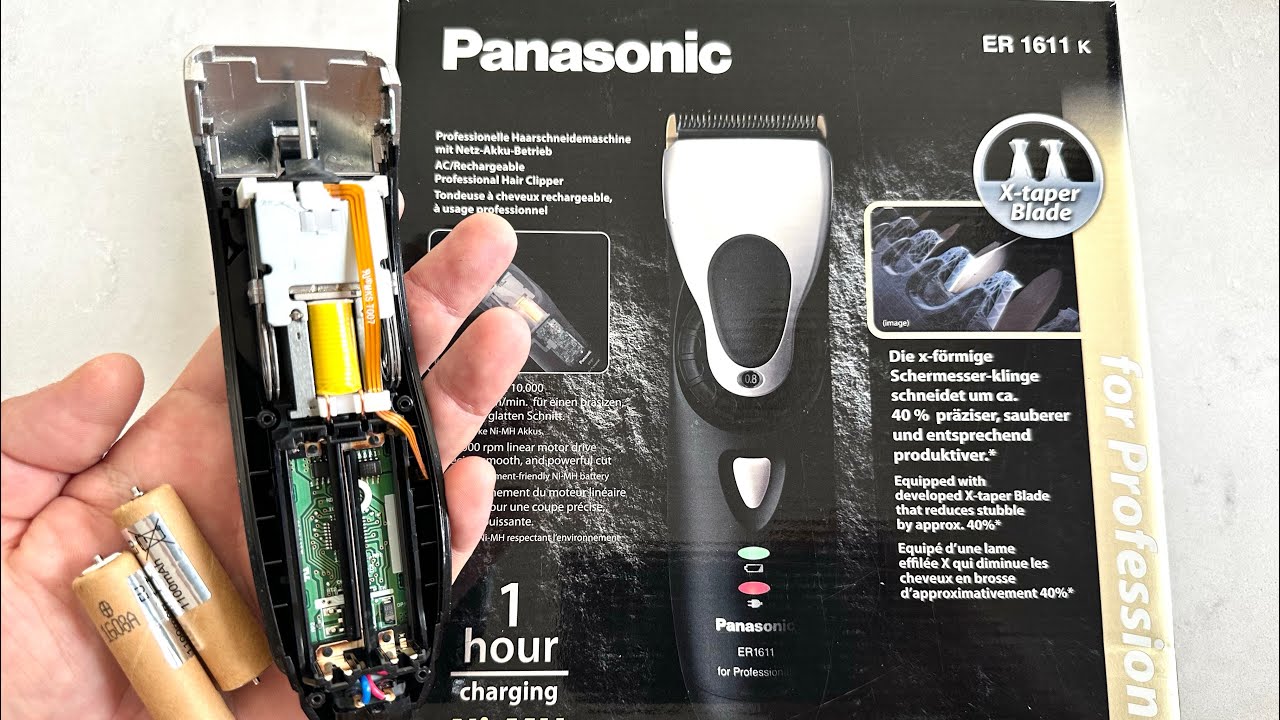 Panasonic clipper ER1611 battery replacement