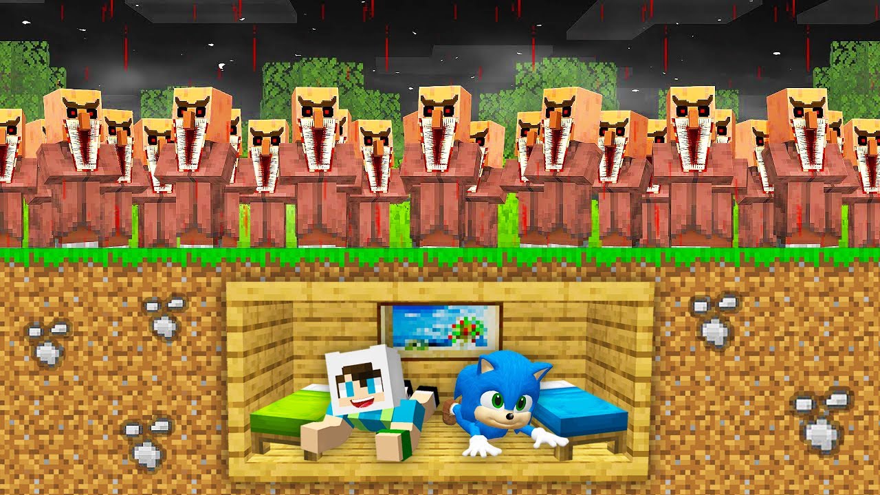 ENES VE SONİC GÜVENLİ SIĞINAK VS KORKUNÇ KIYAMET! 😱 Minecraft