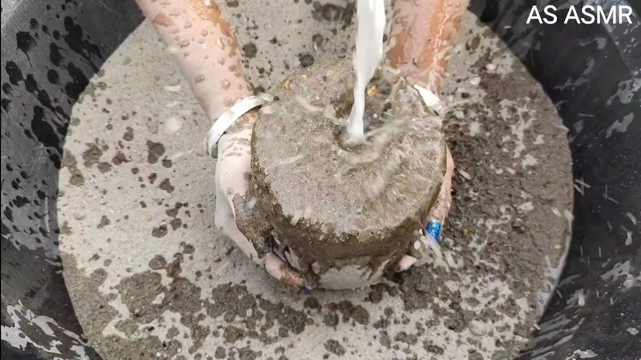 |ASMR|  Super Soft dusty crispy pure sand dry water 💦crumbling |sleepaid| |satisfying video|