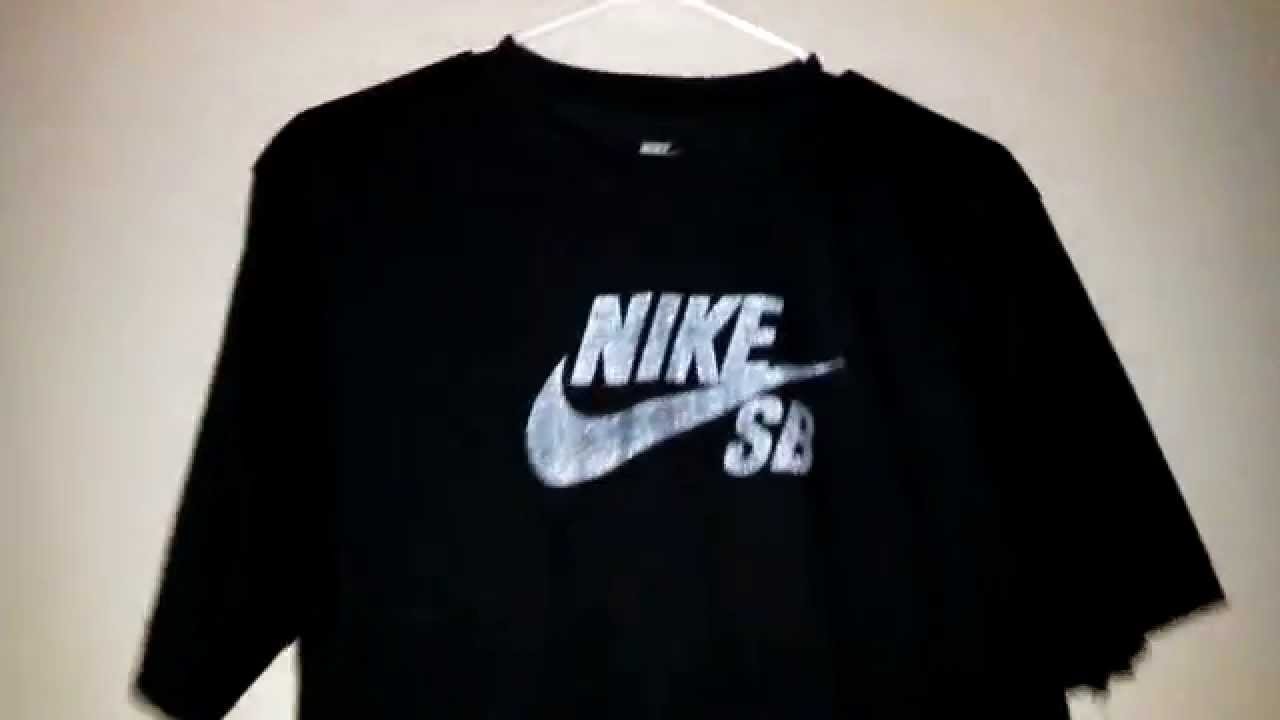 Nike SB Icon Reflective T-Shirt - Black
