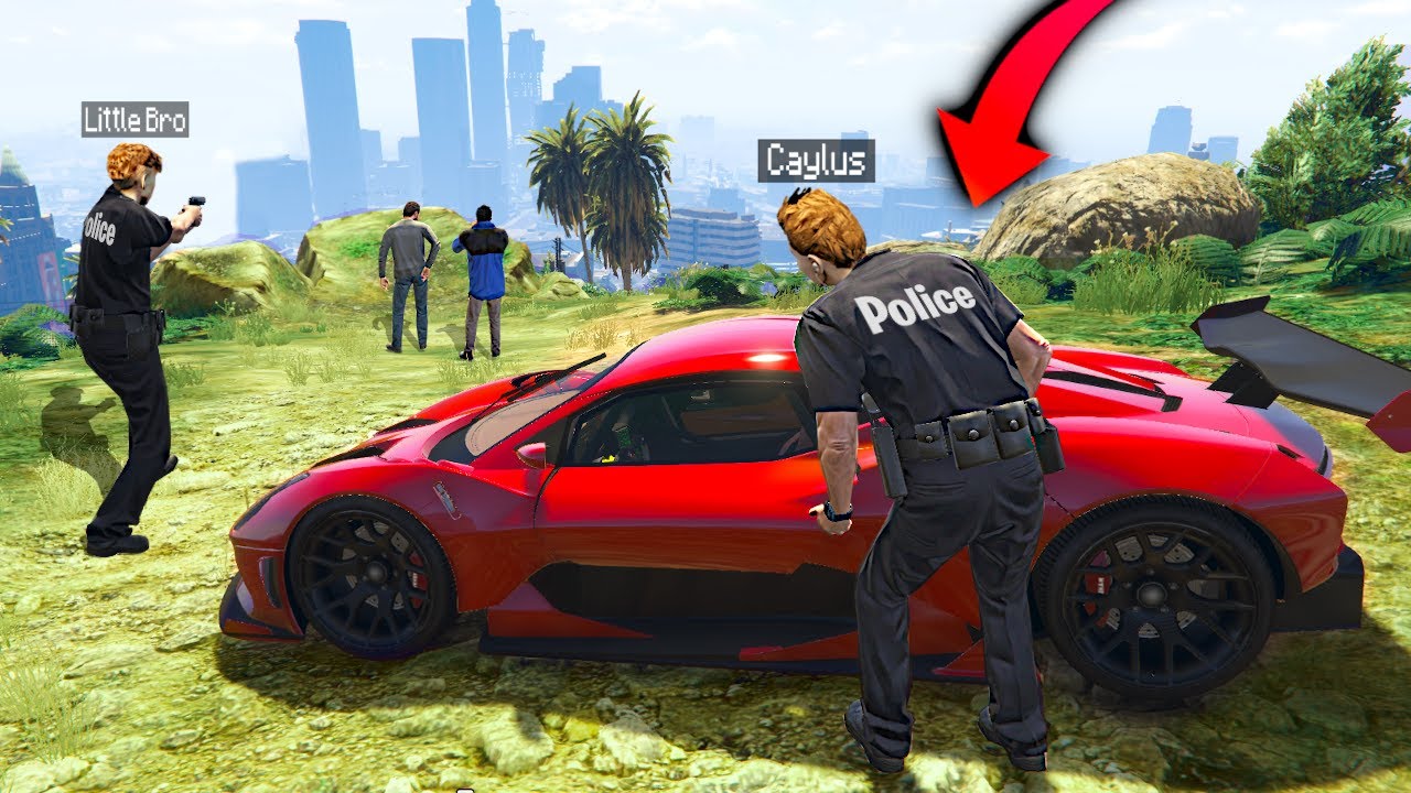 Угон РЕДКИХ суперкаров в роли ФЕЙКОВОГО ПОЛИЦЕЙСКОГО в GTA 5 RP.
