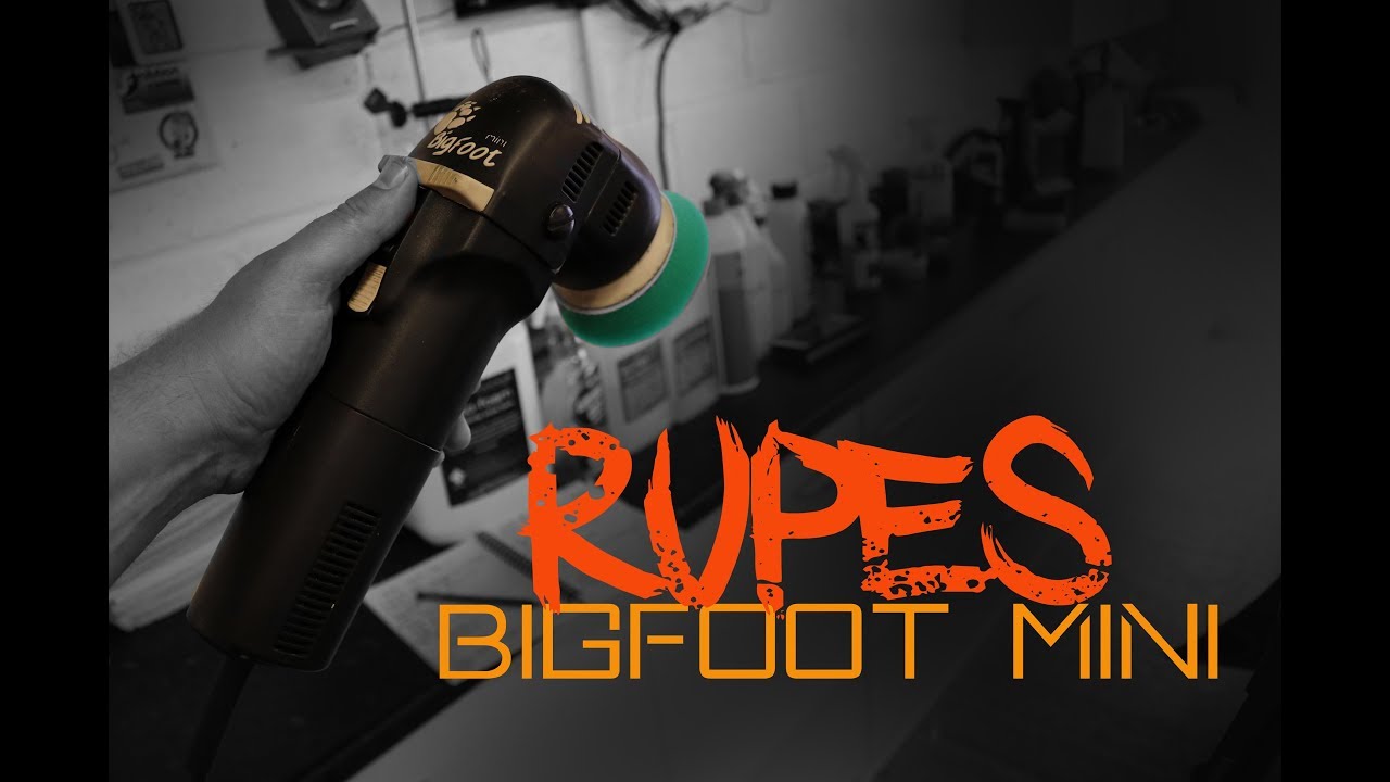 rupes bigfoot polisher LHR75e mini 3 inch dual action polisher review